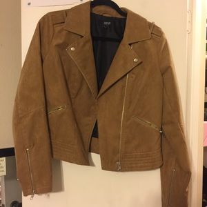 Faux Suede Jacket